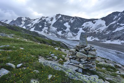 Vue sur le glacier _ Glacier de Tré la Tête