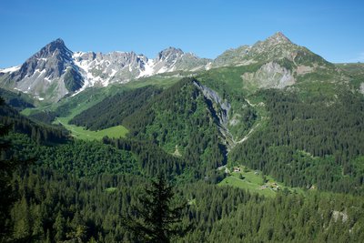 Vue depuis le belvédère de Combe noire