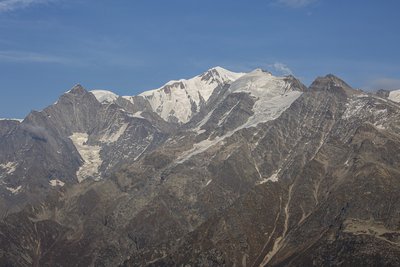 Panorama du massif du Mont Blanc