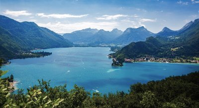 Vue du bout du lac