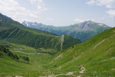 Val-Monjoie depuis le col de Tricot