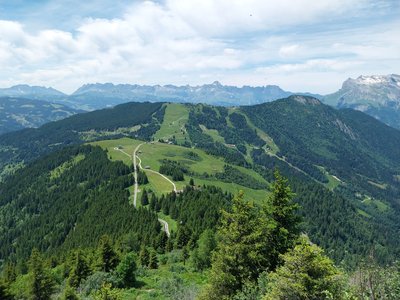 Vue du mont Lachat