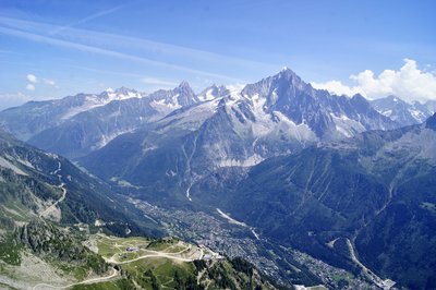 Vue du Brévent