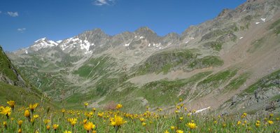 Panorama sur la Réserve depuis le Col du Bonhomme